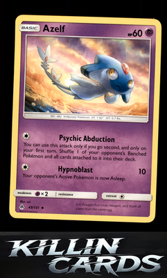 Azelf 43/131 Pokemon Uncommon SM - Forbidden Light Card NM