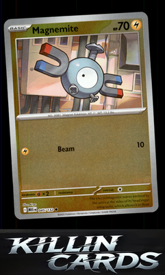 Reverse Holofoil Magnemite 045/132 Pokemon Common ME01: Mega Evolution Card NM