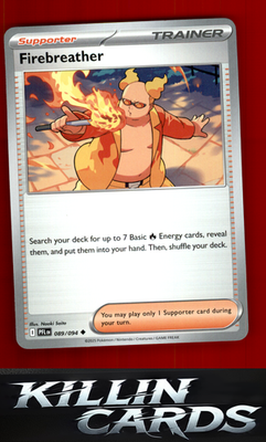 Firebreather - 089/094 089/094 Pokemon Uncommon ME02: Phantasmal Flames Card NM