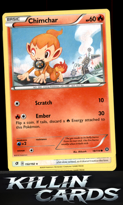 Chimchar 18/114 Pokemon Common XY - Steam Siege Card NM