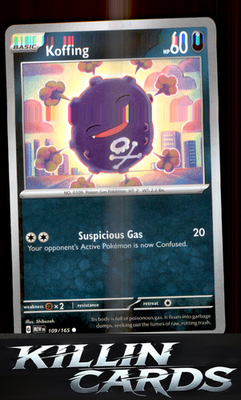 Koffing 109/165 Pokemon Common SV: Scarlet & Violet 151 Card NM