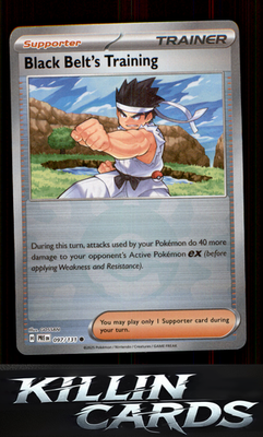 Black Belt's Training - 097/131 097/131 Pokemon Common SV: Prismatic Evolutions