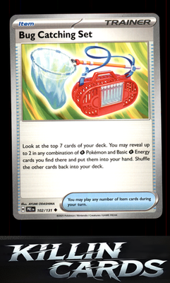 Bug Catching Set 102/131 Pokemon Uncommon SV: Prismatic Evolutions Card