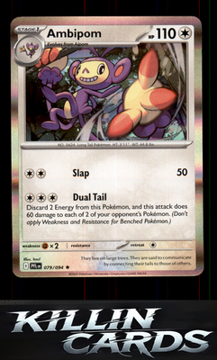 Ambipom - 079/094 079/094 Pokemon Rare ME02: Phantasmal Flames Card NM