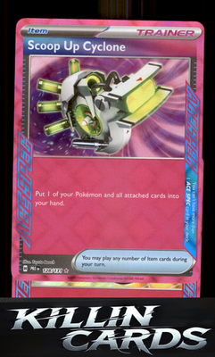 Scoop Up Cyclone 128/131 Pokemon ACE SPEC Rare SV: Prismatic Evolutions Card NM