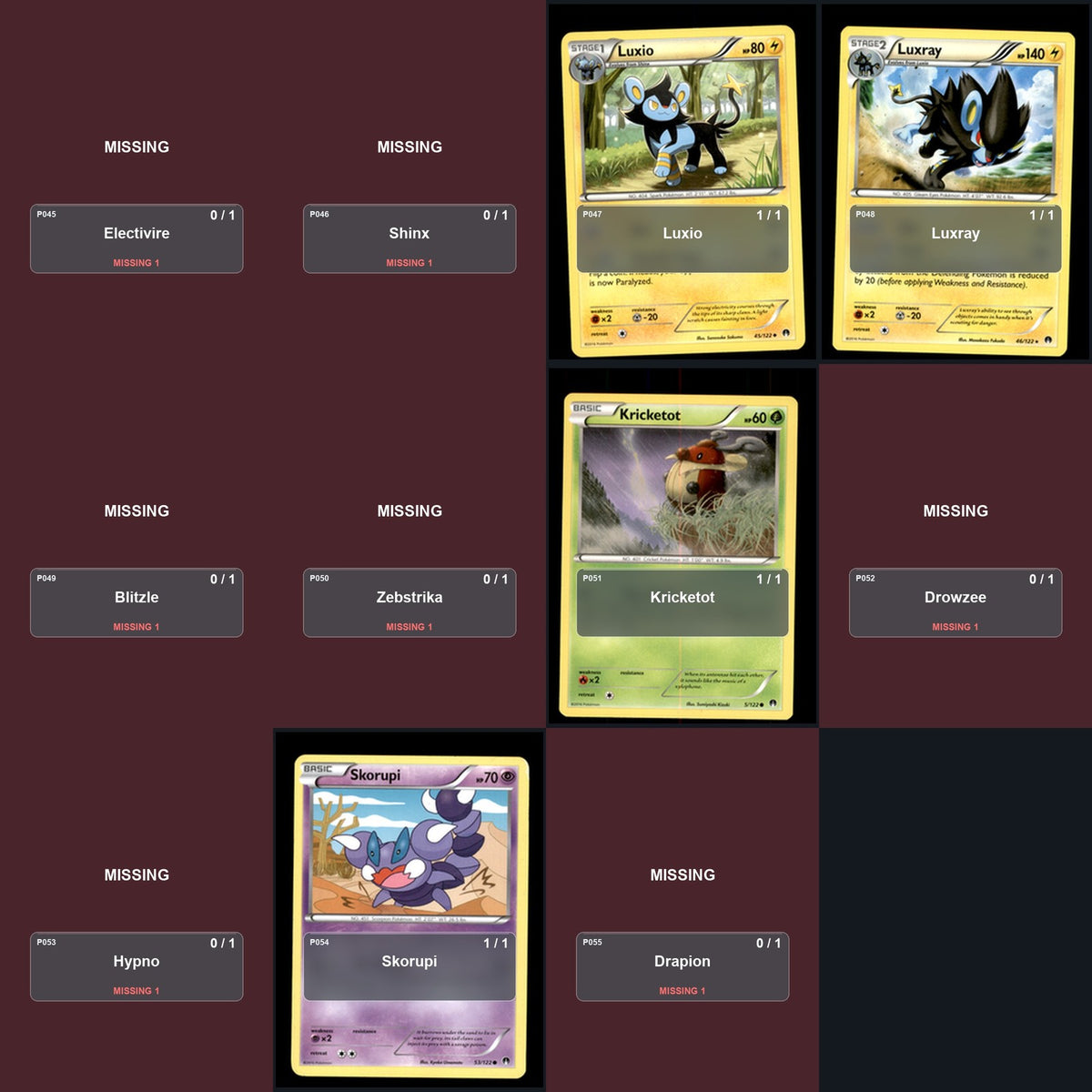 Pokemon TCG XY - BREAKpoint C/UC/R Standard Set 25 Cards