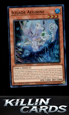 1st Edition Icejade Aegirine MP23-EN007 YuGiOh Super Rare 25th Anniversary Tin: