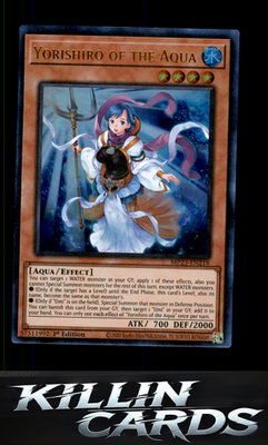 1st Edition Yorishiro of the Aqua MP23-EN218 YuGiOh Ultra Rare 25th Anniversary
