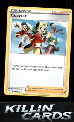 Copycat 143/203 Pokemon Uncommon SWSH07: Evolving Skies Card NM