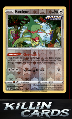 Reverse Holofoil Kecleon 122/159 Pokemon Common SV09: Journey Together Card NM