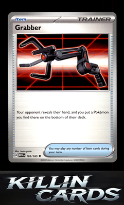 Grabber 162/165 Pokemon Uncommon SV: Scarlet & Violet 151 Card NM