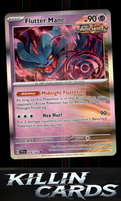 Flutter Mane 078/162 Pokemon Rare SV05: Temporal Forces Card NM