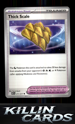 Thick Scale 211/217 Pokemon Uncommon ME: Ascended Heroes Card NM