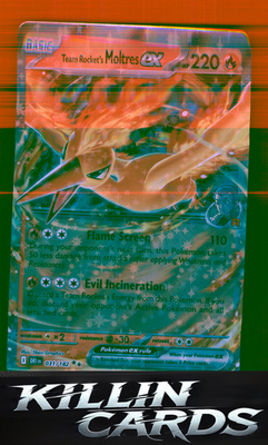 Team Rocket's Moltres ex 031/182 Pokemon Double Rare SV10: Destined Rivals Card