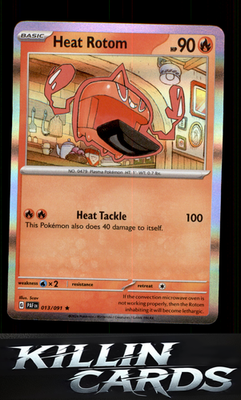 Heat Rotom 013/091 Pokemon Rare SV: Paldean Fates Card NM