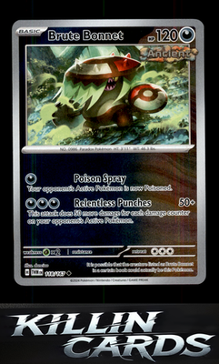 Reverse Holofoil Brute Bonnet 118/167 Pokemon Uncommon SV06: Twilight Masquerade