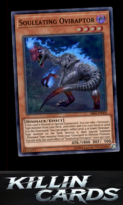 Souleating Oviraptor SR04-EN002 YuGiOh Super Rare Structure Deck: Dinosmasher's