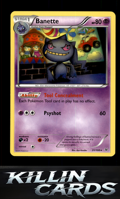 Banette (31) 31/108 Pokemon Rare XY - Roaring Skies Card NM
