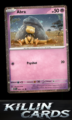 Abra - 063/165 (Cosmos Holo) 063/165 Pokemon Promo Miscellaneous Cards & Product