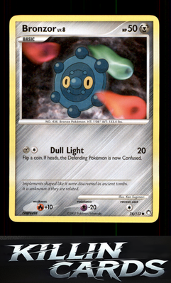 Bronzor 74/123 Pokemon Common Mysterious Treasures Card LP