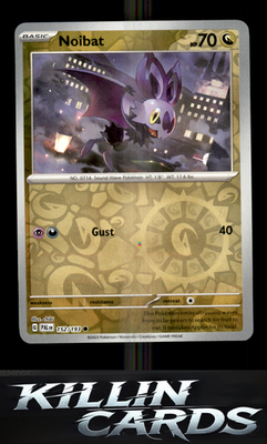 Reverse Holofoil Noibat 152/193 Pokemon Common SV02: Paldea Evolved Card NM