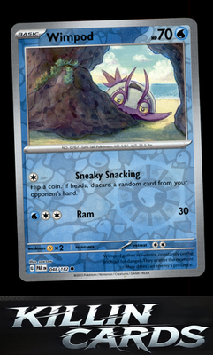Reverse Holofoil Wimpod - 048/182 048/182 Pokemon Common SV04: Paradox Rift Card