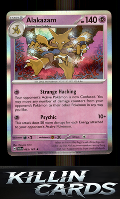 Alakazam 082/167 Pokemon Rare SV06: Twilight Masquerade Card NM
