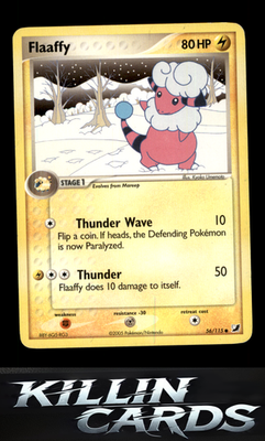Flaaffy 56/115 Pokemon Common Unseen Forces Card LP