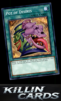 1st Edition Pot of Desires SR08-EN034 YuGiOh Common Structure Deck: Order of the