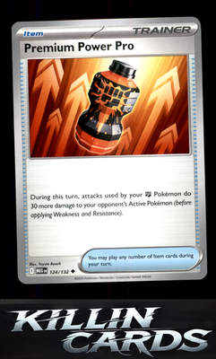 Premium Power Pro - 124/132 124/132 Pokemon Uncommon ME01: Mega Evolution Card N