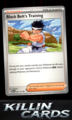 Black Belt's Training - 097/131 097/131 Pokemon Common SV: Prismatic Evolutions