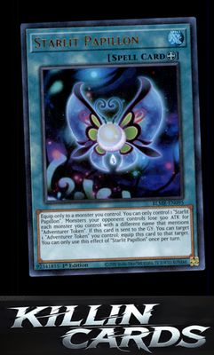 1st Edition Starlit Papillon BLMR-EN095 YuGiOh Ultra Rare Battles of Legend: Mon