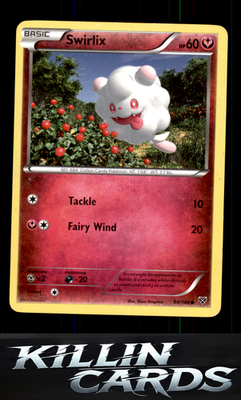 Swirlix 94/146 Pokemon Common XY Base Set Card LP
