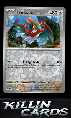 Reverse Holofoil Hawlucha 089/131 Pokemon Uncommon SV: Prismatic Evolutions Card