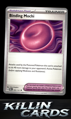 Binding Mochi 095/131 Pokemon Uncommon SV: Prismatic Evolutions Card NM