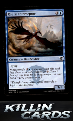 Ojutai Interceptor 66 Magic C Dragons of Tarkir Card NM
