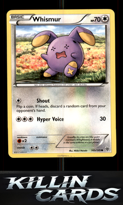 Whismur 105/135 Pokemon Common Plasma Storm Card LP