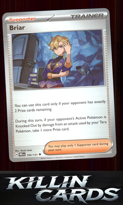 Briar 100/131 Pokemon Uncommon SV: Prismatic Evolutions Card NM