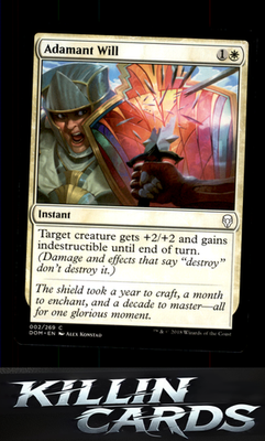 Adamant Will 002/269 Magic C The List Reprints Card NM