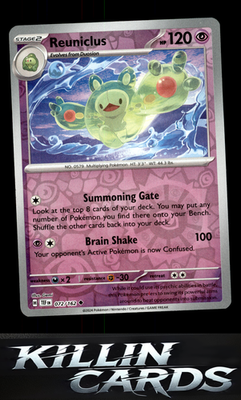 Reverse Holofoil Reuniclus - 072/162 072/162 Pokemon Uncommon SV05: Temporal For