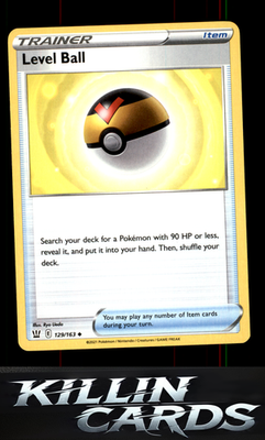 Level Ball 129/163 Pokemon Uncommon SWSH05: Battle Styles Card NM