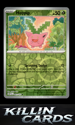 Reverse Holofoil Hoppip 001/193 Pokemon Common SV02: Paldea Evolved Card NM