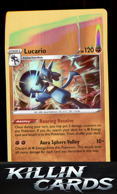 Lucario 120/185 Pokemon Rare SWSH04: Vivid Voltage Card NM