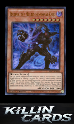 1st Edition Radian, the Multidimensional Kaiju BLC1-EN035 YuGiOh Ultra Rare Batt