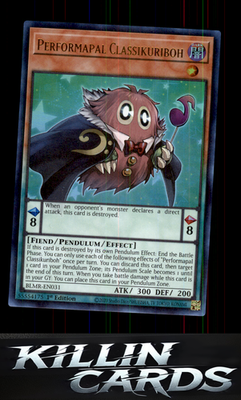 1st Edition Performapal Classikuriboh BLMR-EN031 YuGiOh Ultra Rare Battles of Le