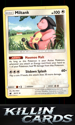Miltank 78/111 Pokemon Uncommon SM - Crimson Invasion Card NM