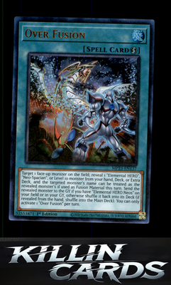 1st Edition Over Fusion MP23-EN137 YuGiOh Ultra Rare 25th Anniversary Tin: Dueli