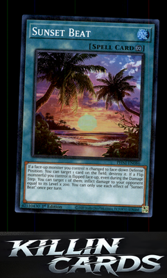 1st Edition Sunset Beat PHNI-EN086 YuGiOh Super Rare Phantom Nightmare Card NM