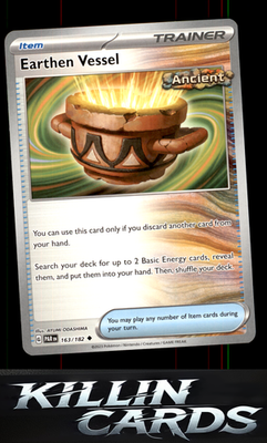 Earthen Vessel 163/182 Pokemon Uncommon SV04: Paradox Rift Card NM