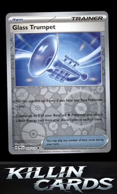 Reverse Holofoil Glass Trumpet 110/131 Pokemon Uncommon SV: Prismatic Evolutions